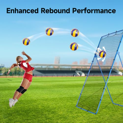7x4 FT Adjustable Volleyball Rebounder Net T3226