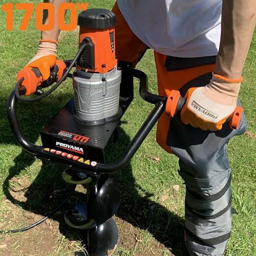 1700W Corded Electric Earth Auger with Drill Bit M543