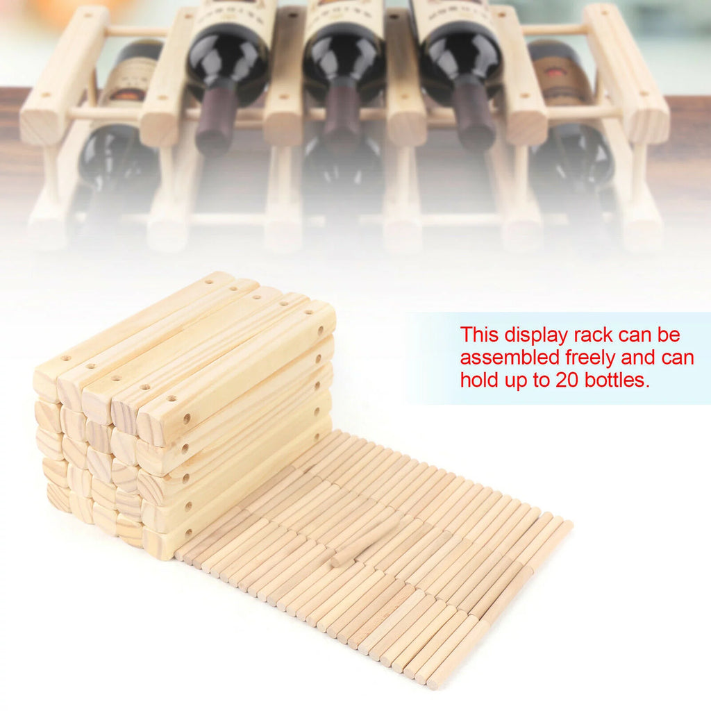 20 Bottle Wooden Wine Rack X966960