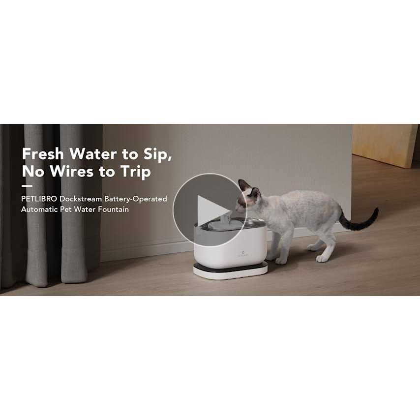 Battery Operated 2.5L Automatic Cat Water Fountain J597