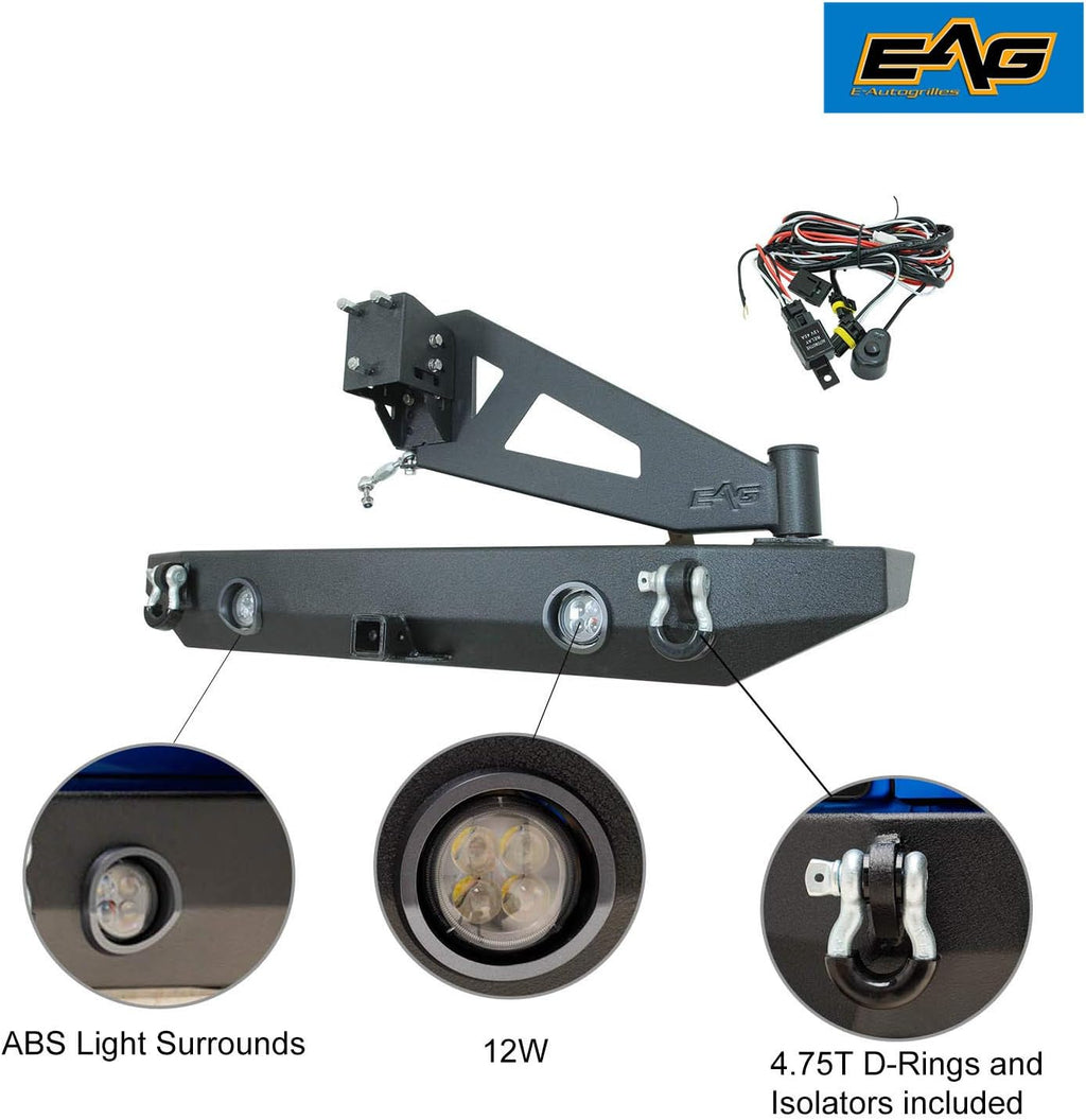 Front and Rear Bumper with Tire Carrier Combo Z145503