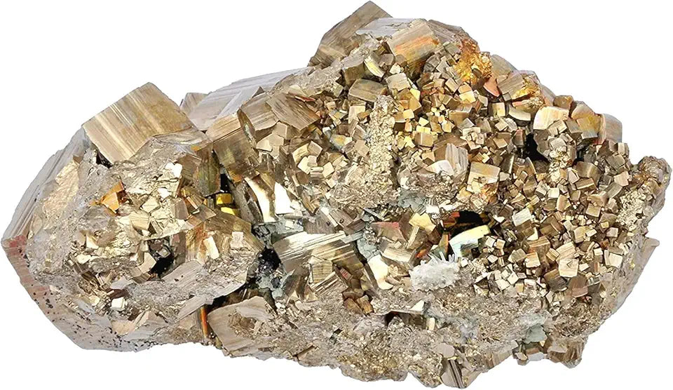 Pyrite Coco Chunk Healing Crystals 3 LB T397495