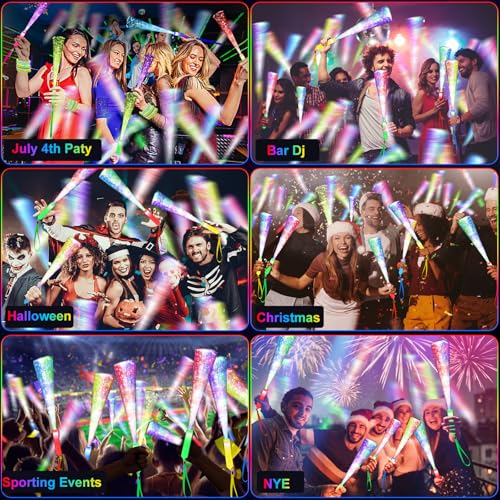 38 PCS Glow Sticks Bulk I96663