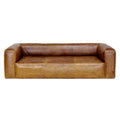 Cognac Leather Sofa J565
