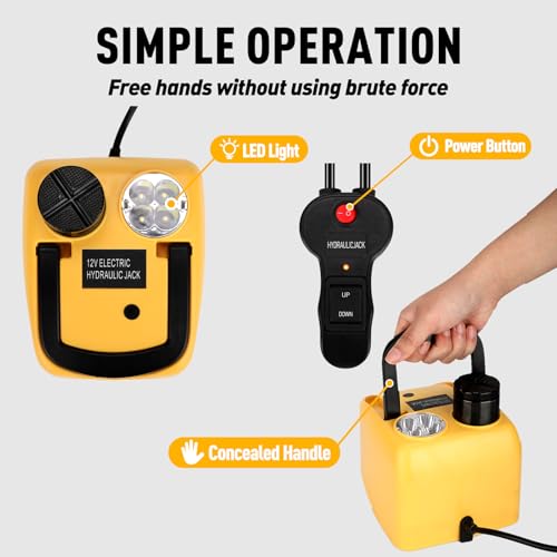 5 Ton 12V Electric Hydraulic Car Jack Kit E192