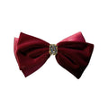 Red Velvet Bow Hair Clip O2156