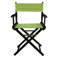 Folding Director Chair Lime Green Black K34893