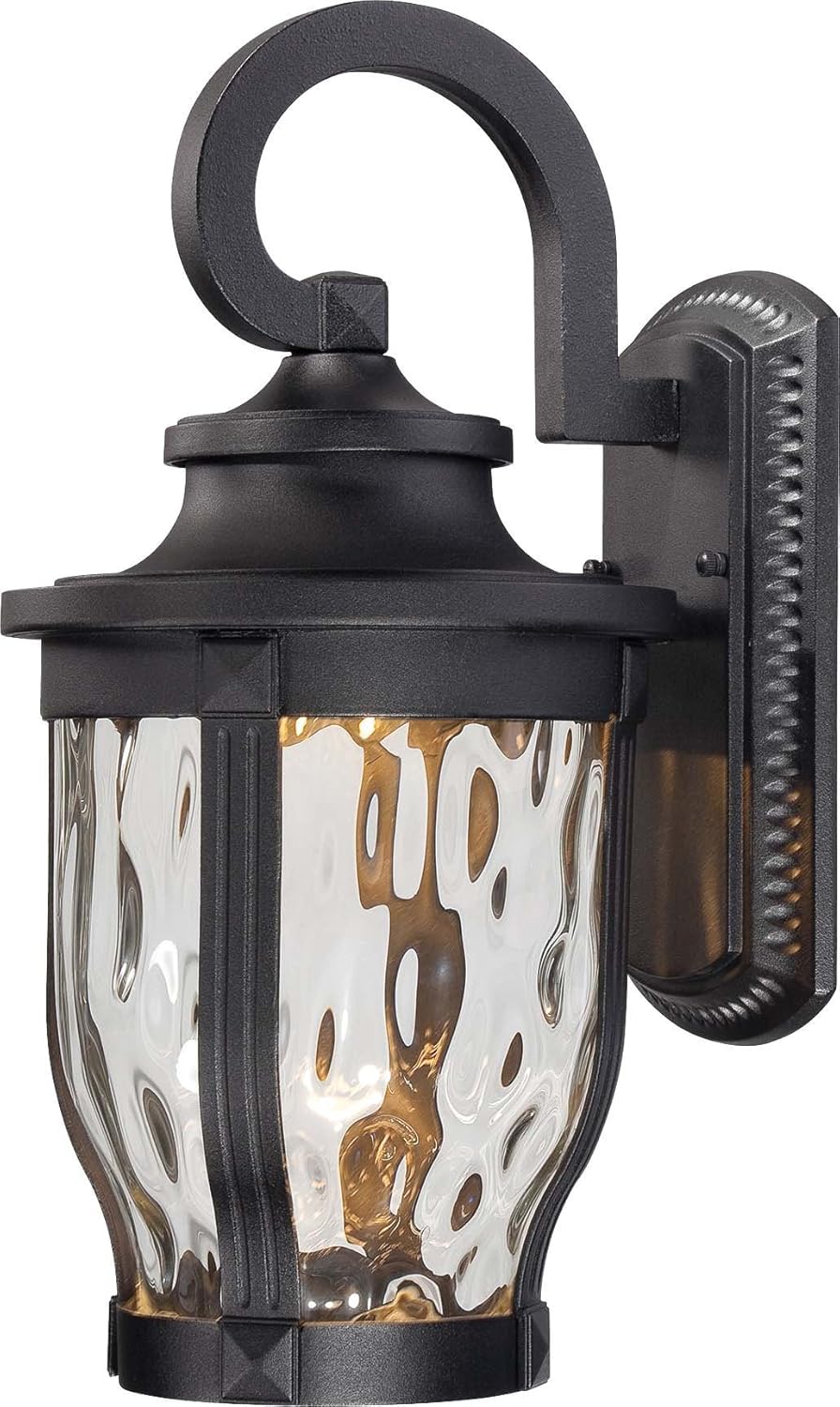 Black Cast Aluminum Outdoor Wall Light X6488