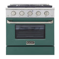30 in. 4.2 cu ft. Propane Gas Range with Green Door Q837
