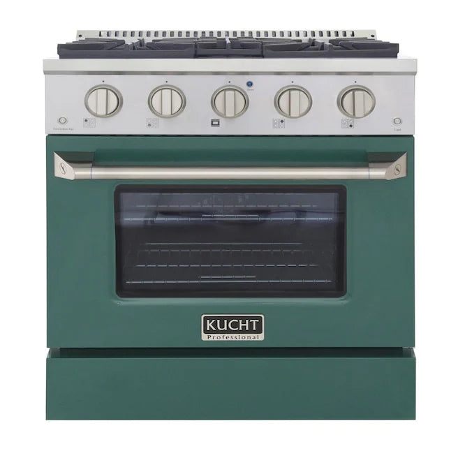 30 in. 4.2 cu ft. Propane Gas Range with Green Door Q837