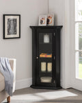 Corner Curio Storage Cabinet with Glass Door C751927