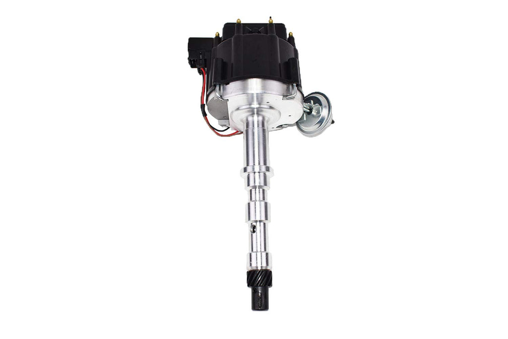 HEI Distributor, 8.0mm Spark Plug Wires, and Battery-Pigtail Harness Kit U23679