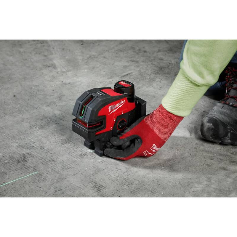 12-Volt Cordless Green Cross Line Laser Kit with Tripod S99856