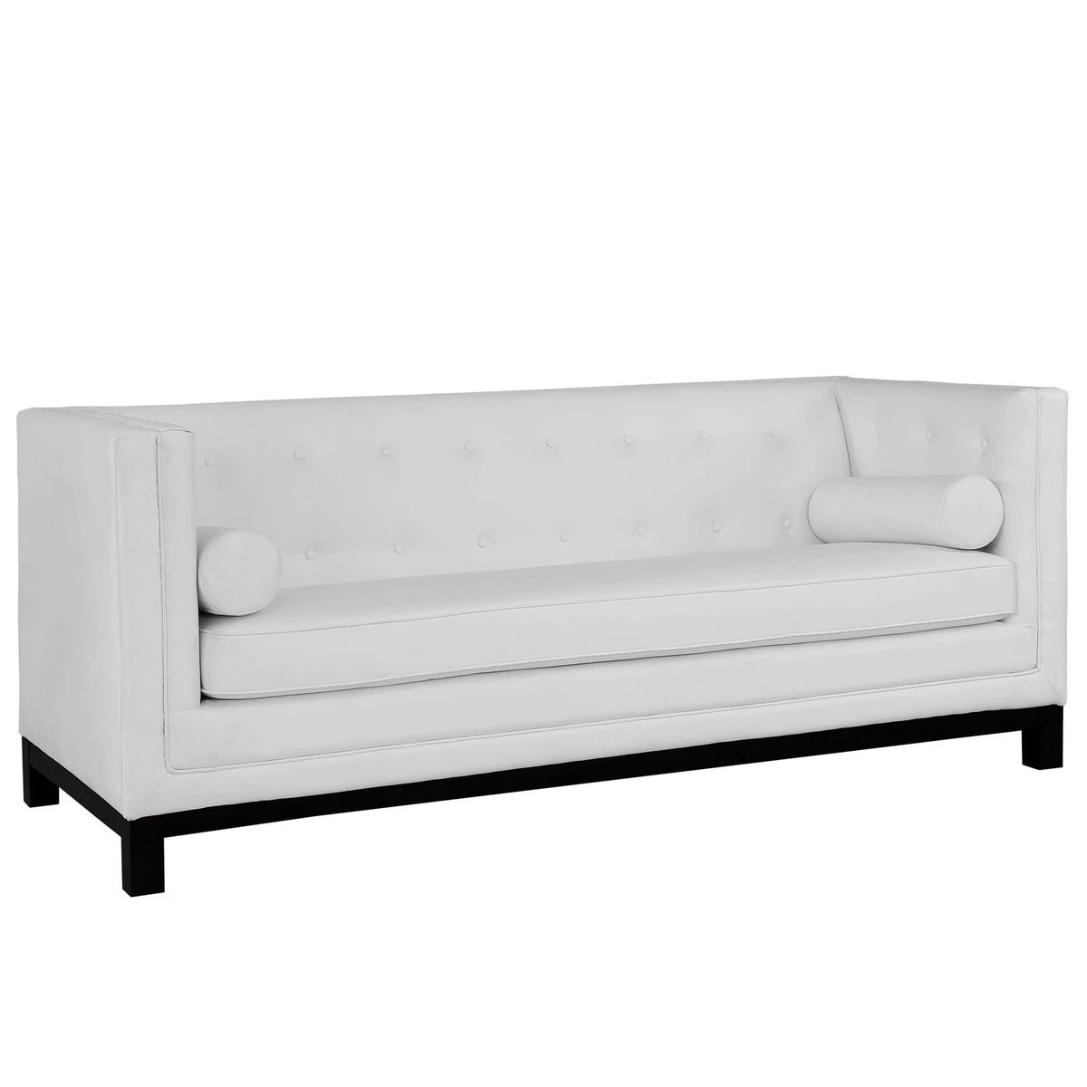 White Bonded Leather Sofa M919760