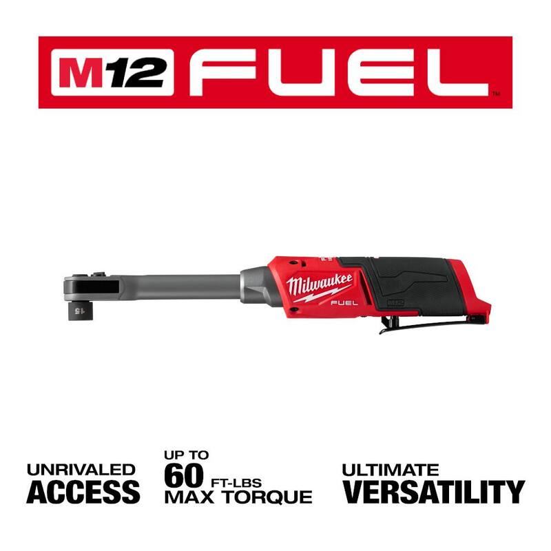 12V Lithium-Ion Brushless Cordless Extended Reach Box Ratchet with 2.5Ah Battery Pack J89758