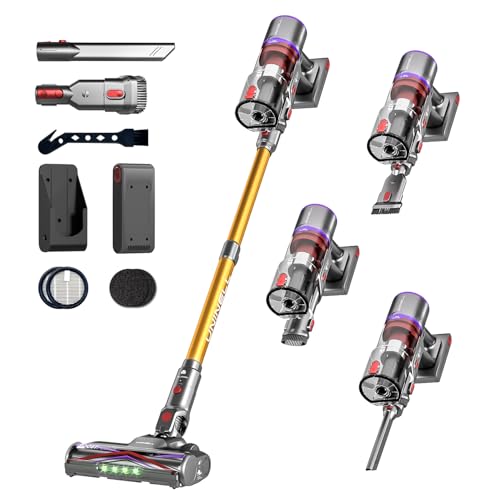 Cordless Vacuum Cleaner, 48000Pa 550W 65Mins Stick Vacuum X25599