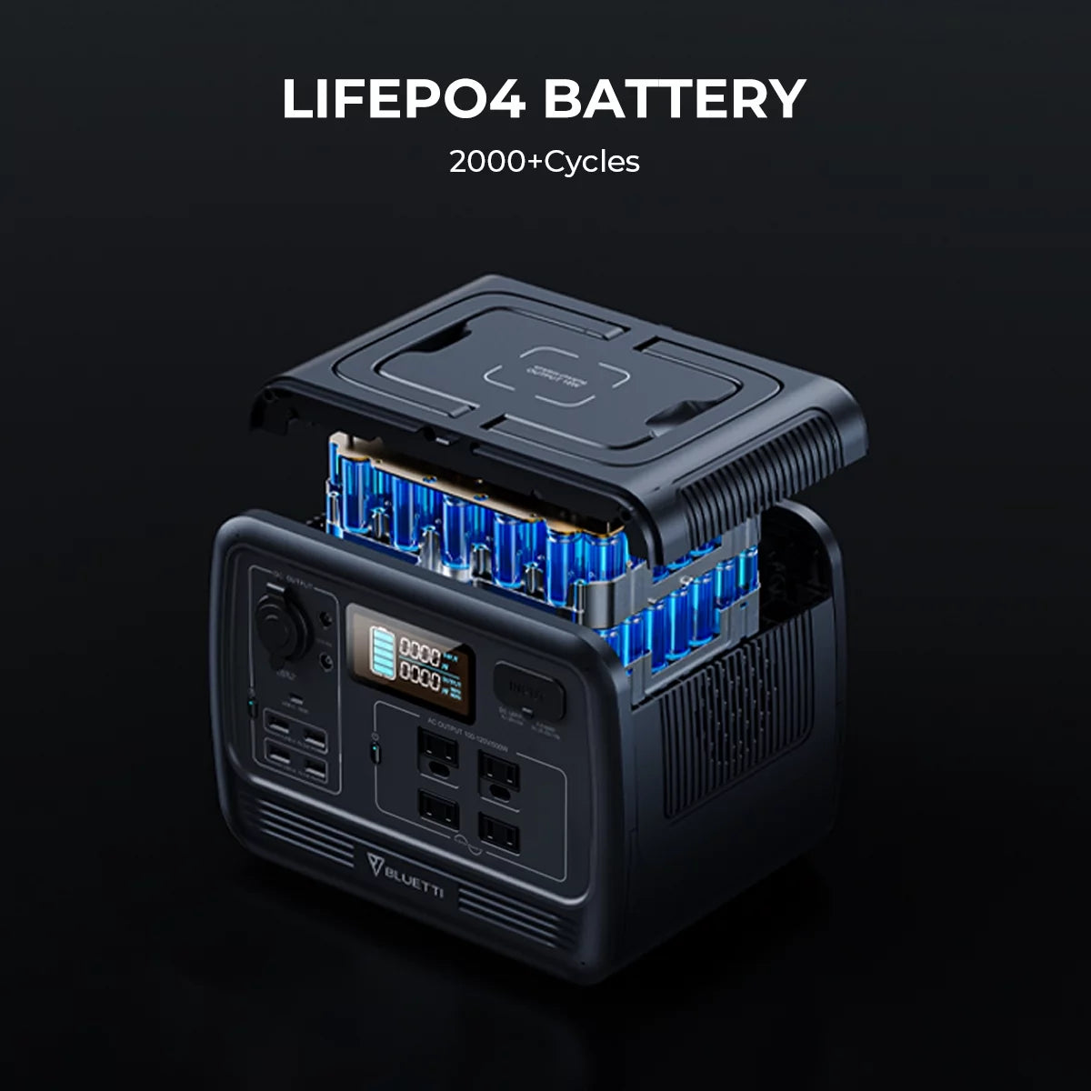 700W 537Wh LiFePO4 Portable Power Station I3067