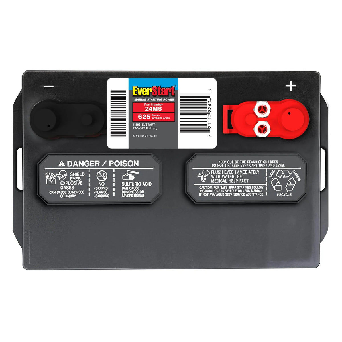 12 Volt 625 MCA Marine Starting Battery J902233