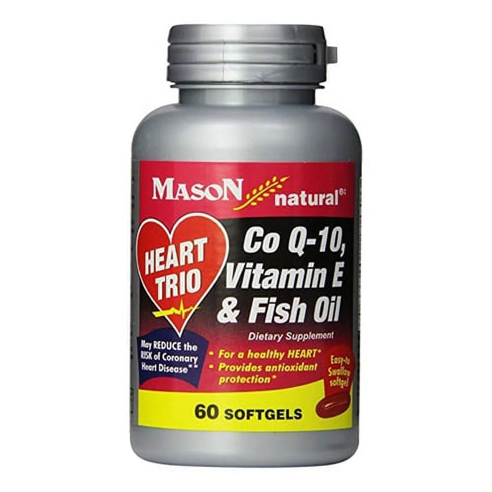 Q-10 With Vitamin E And Fish Oil Softgels 6 Pack S1147