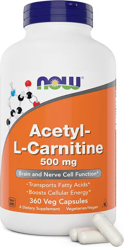 Acetyl L Carnitine 500mg 360 Veg Capsules V748617