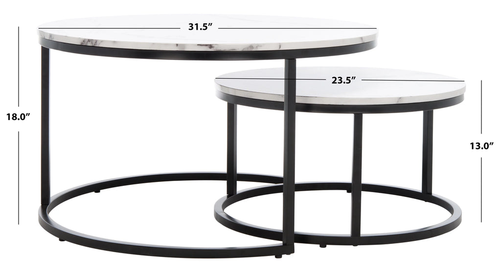 Round Nesting Coffee Table T9932