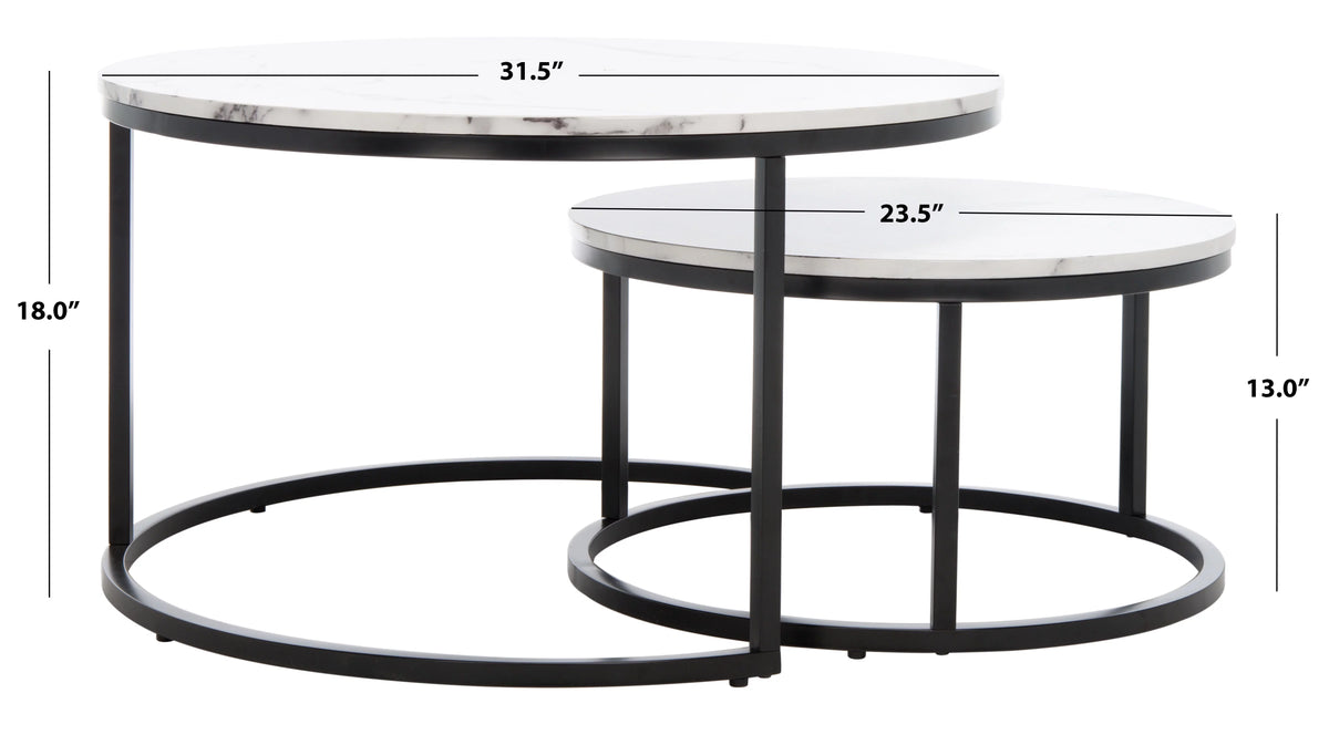 Round Nesting Coffee Table T9932