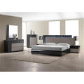 Black & Grey Lacquer Chest D74024