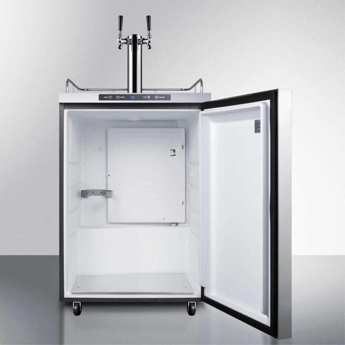 24" Stainless Steel Outdoor Beer Dispenser with Dual Tap R48888