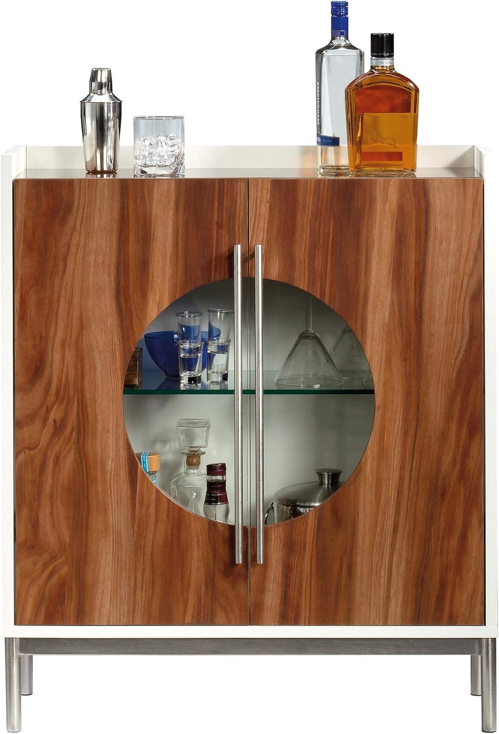 Accent Storage Cabinet Pearl Oak Finish D442