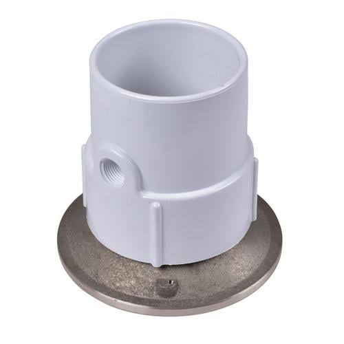 PVC Adjustable Cleanout with Cast Nickel Cover G789