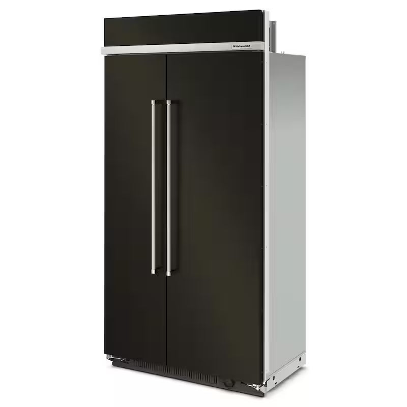 Black Stainless Steel Side-by-Side Refrigerator T461980