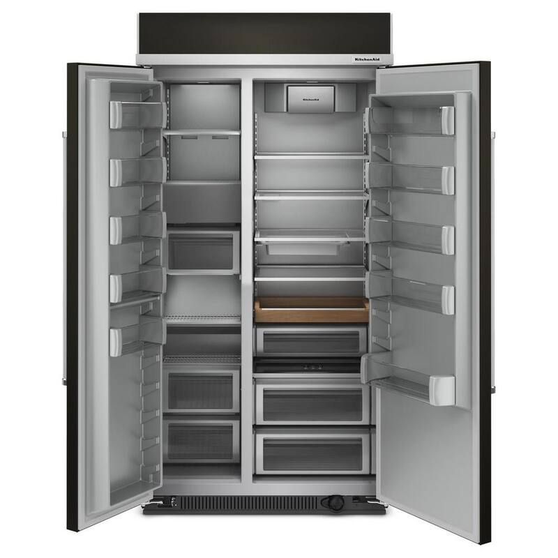 Black Stainless Steel Side-by-Side Refrigerator T461980