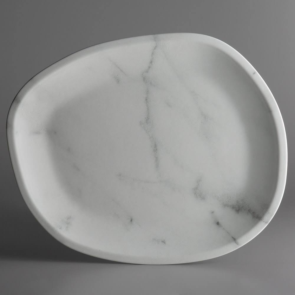 Marble Melamine Oblong Platter N361