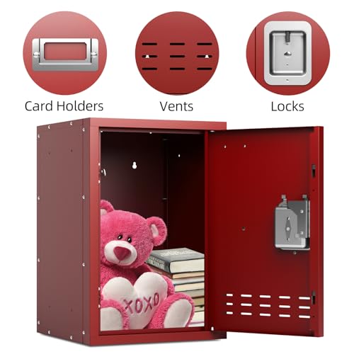 Black Single Tier Metal Storage Locker I5429