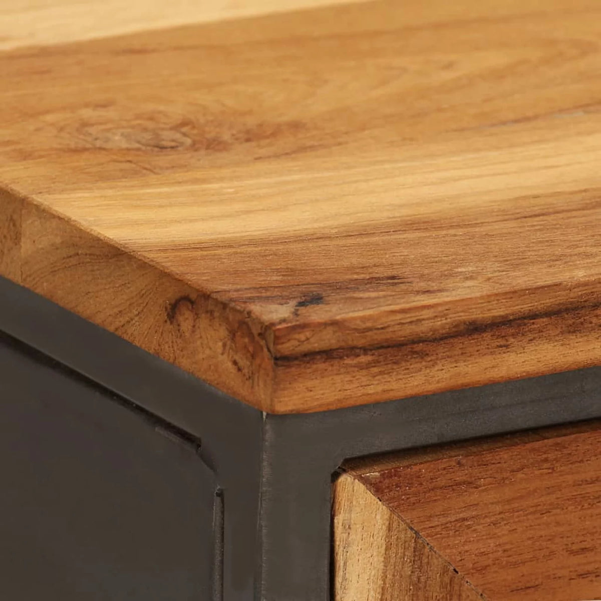 Recycled Teak and Steel Sideboard T900
