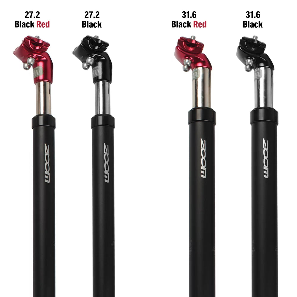 Suspension Bike Seatpost Shock Absorber 31.6x350mm / 27.2x350mm N8477