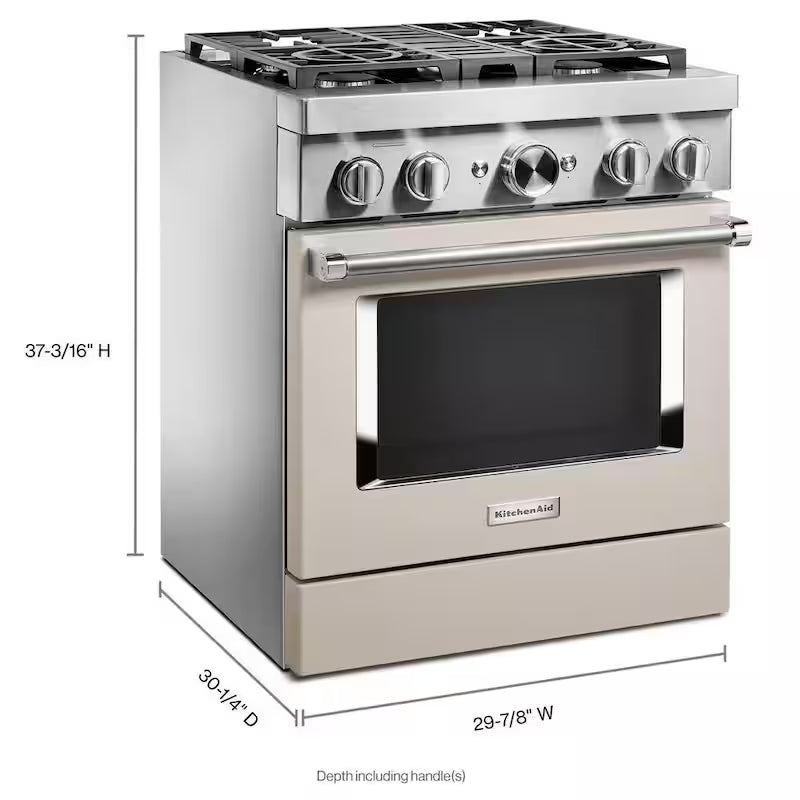 4 Burner Dual Fuel Freestanding Smart Range D43850