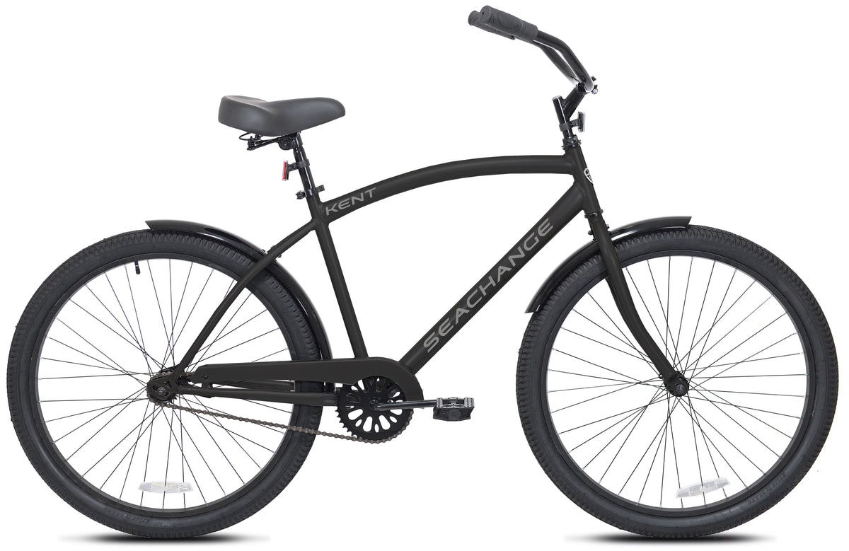26-inch Black Beach Cruiser Bike J808