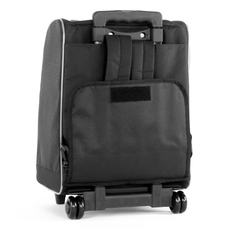Red Pet Carrier with Wheels H4282