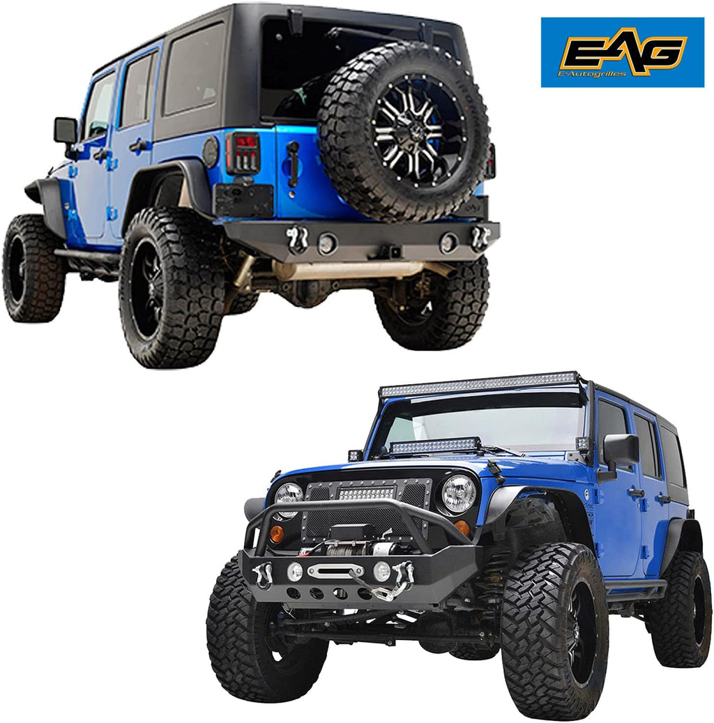 Front and Rear Bumper with Tire Carrier Combo Z145503