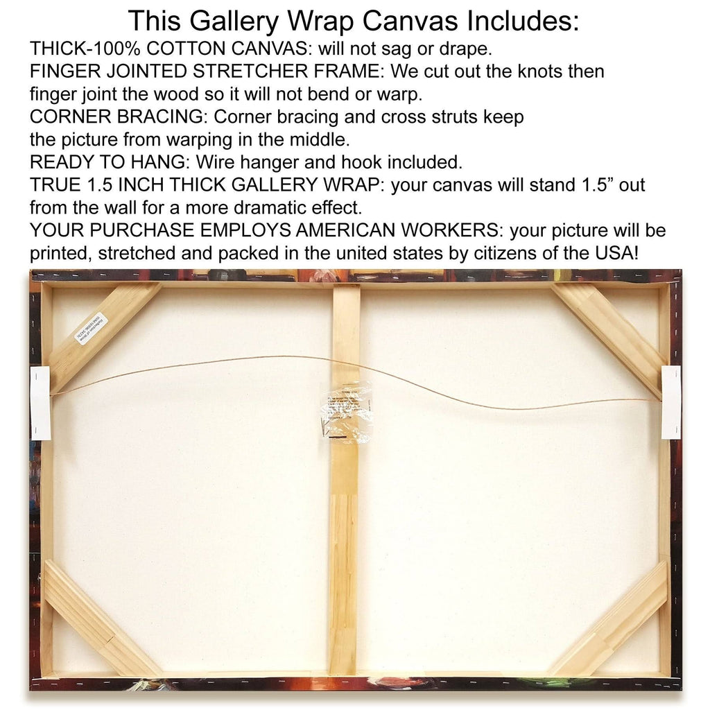 Giclee Print on Gallery Wrap Canvas H418