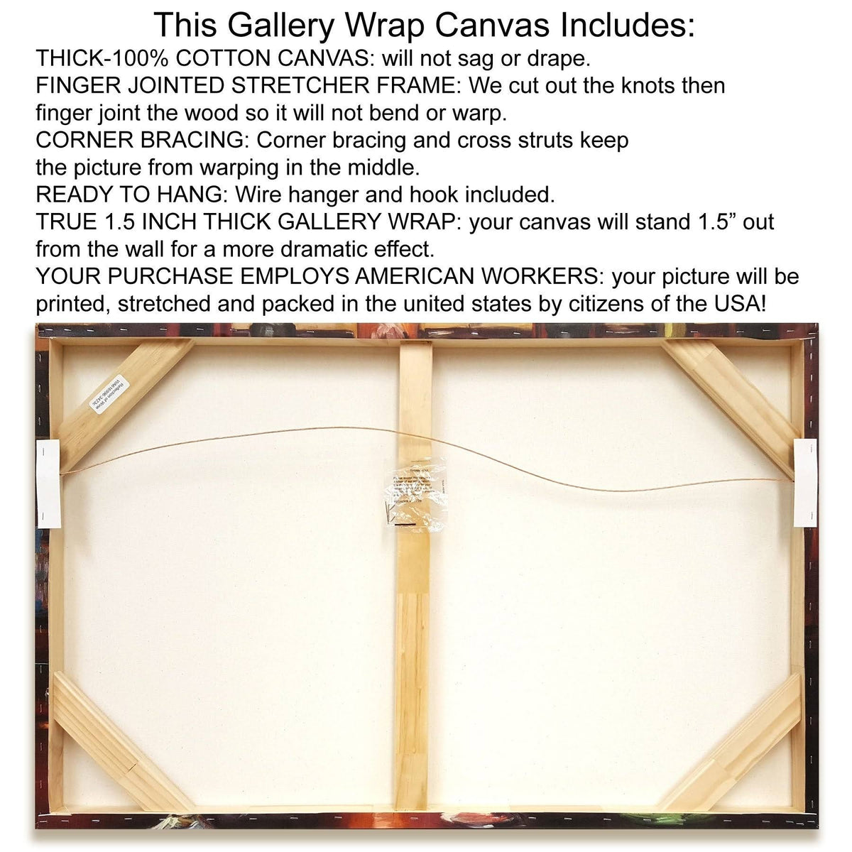 Giclee Print on Gallery Wrap Canvas H418