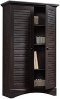Contemporary Storage Cabinet with Doors and 4 Adjustable Shelves H2095