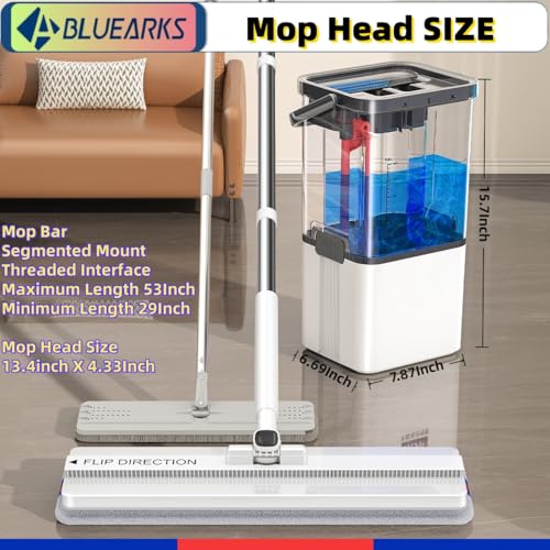 Mop and Bucket Set with Dirty Water Tank F300