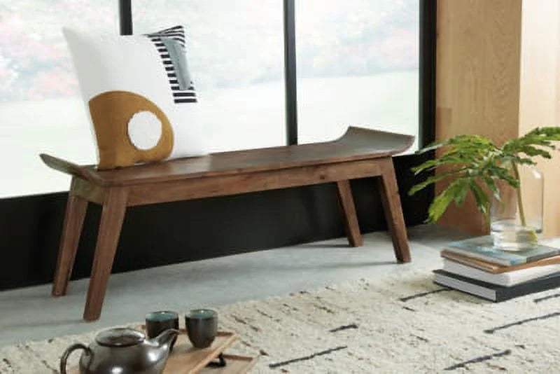 Medium Brown Accent Bench N919029