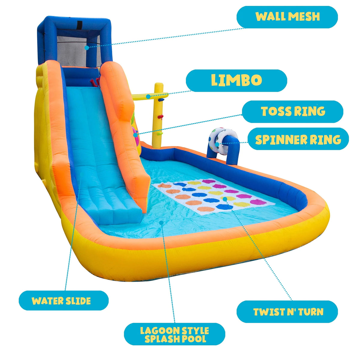 Inflatable Bouncer Water Game Park K295