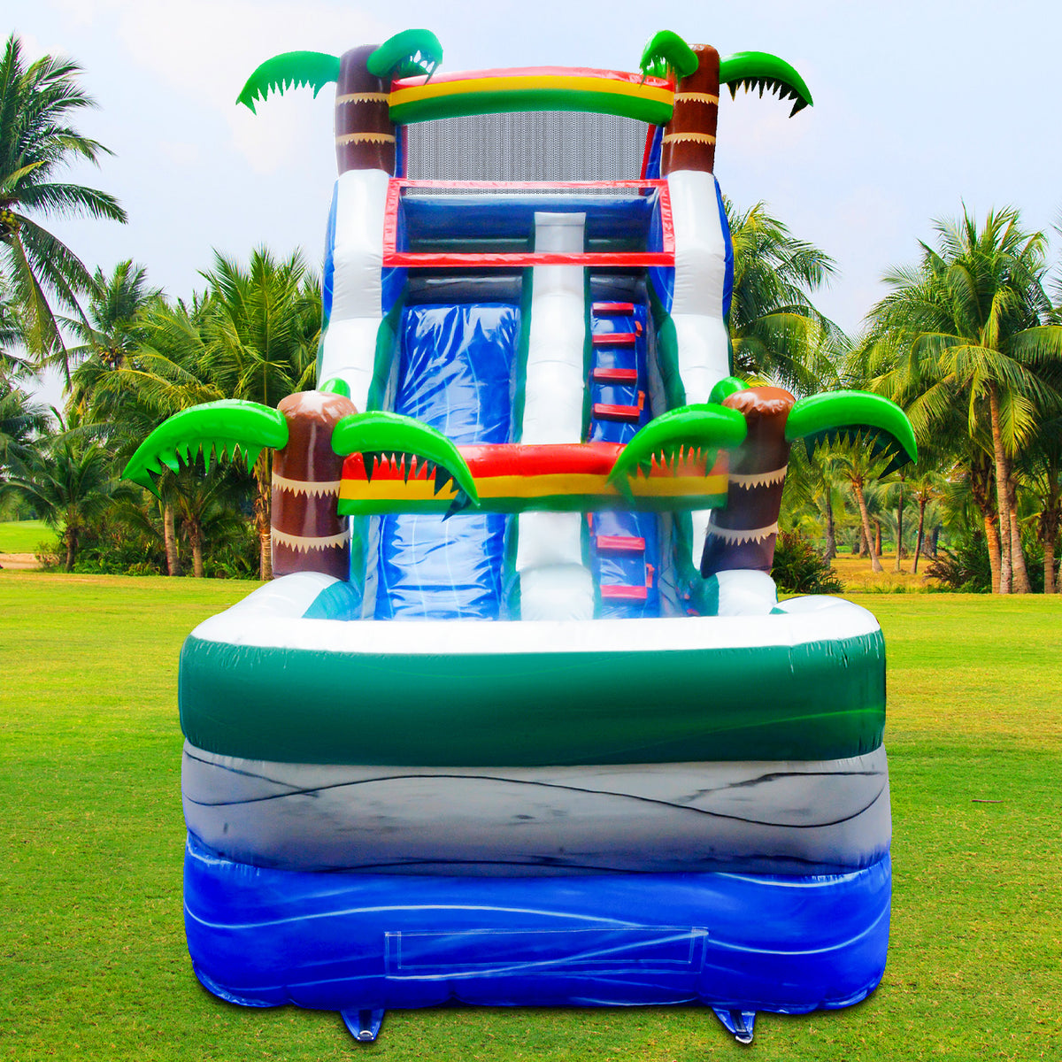16 ft Inflatable Water Slide with Air Blower S950