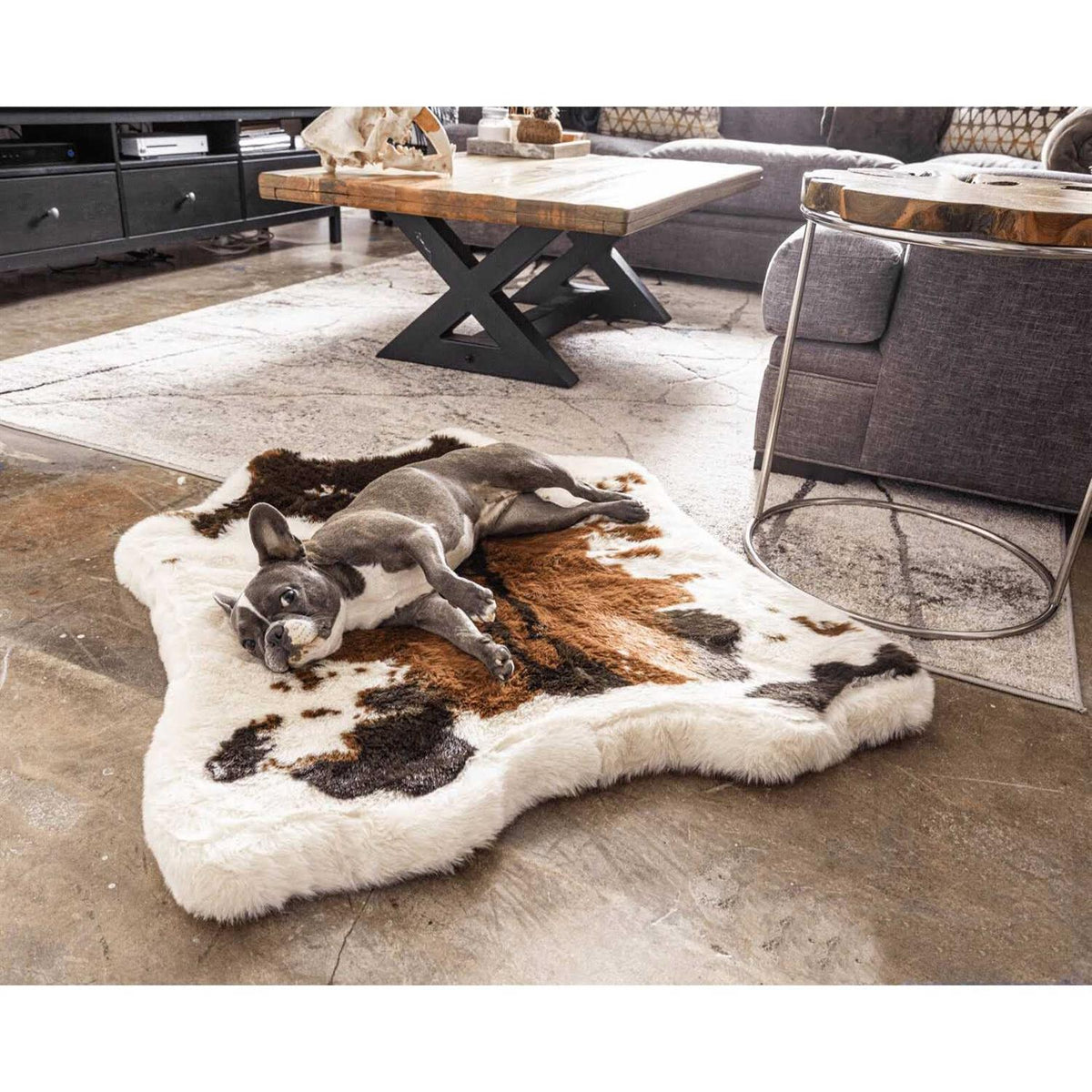 Animal Print Memory Foam Dog Bed Q614