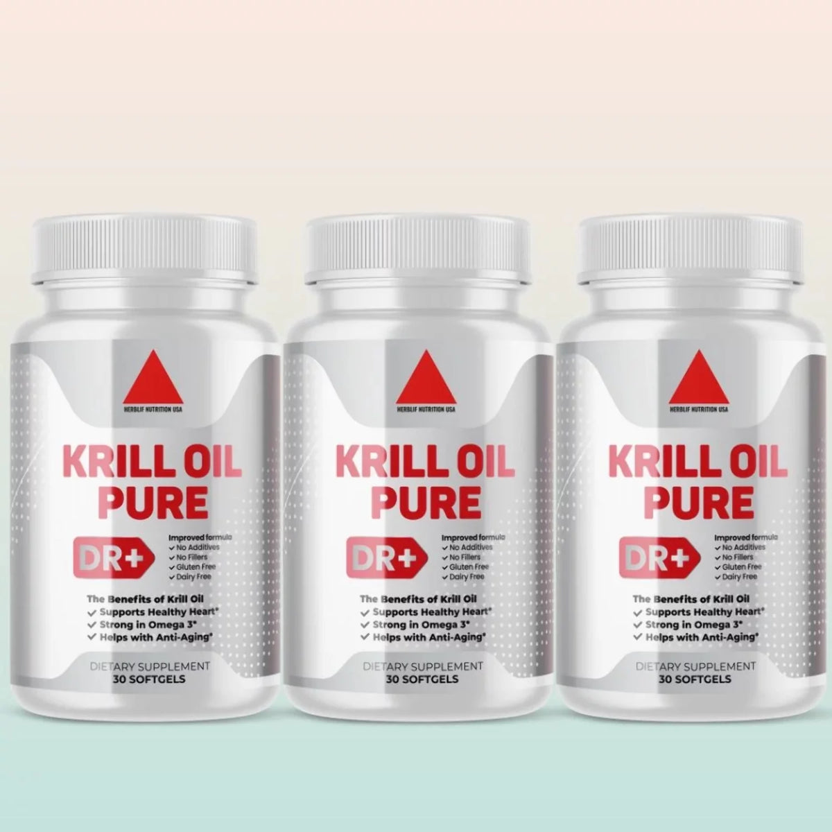 Omega-3 Antarctic Krill Oil 500mg 3-Pack L73606