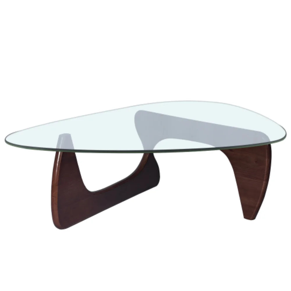 Modern Triangle Coffee Table Solid Wood L527235